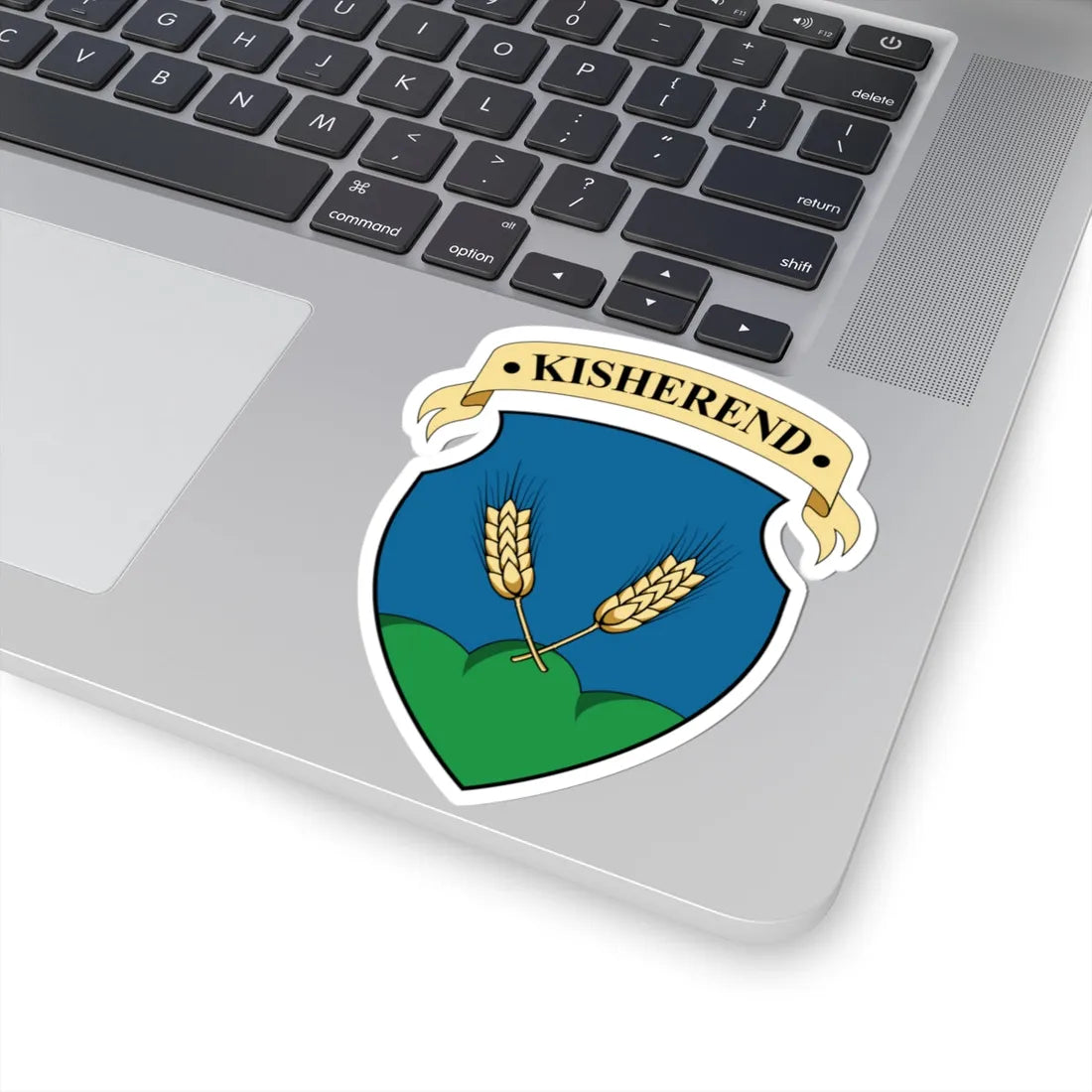 Coa Hungary Town Kisherend big (Hungary) (Coat of Arms) STICKER Vinyl Kiss-Cut Decal - The Sticker Space