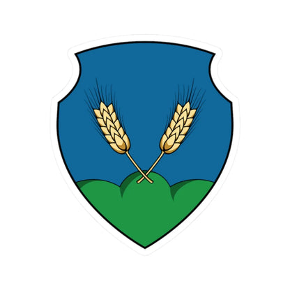 Coa Hungary Town Kisherend (Hungary) (Coat of Arms) STICKER Vinyl Kiss-Cut Decal 2 Inch White - The Sticker Space