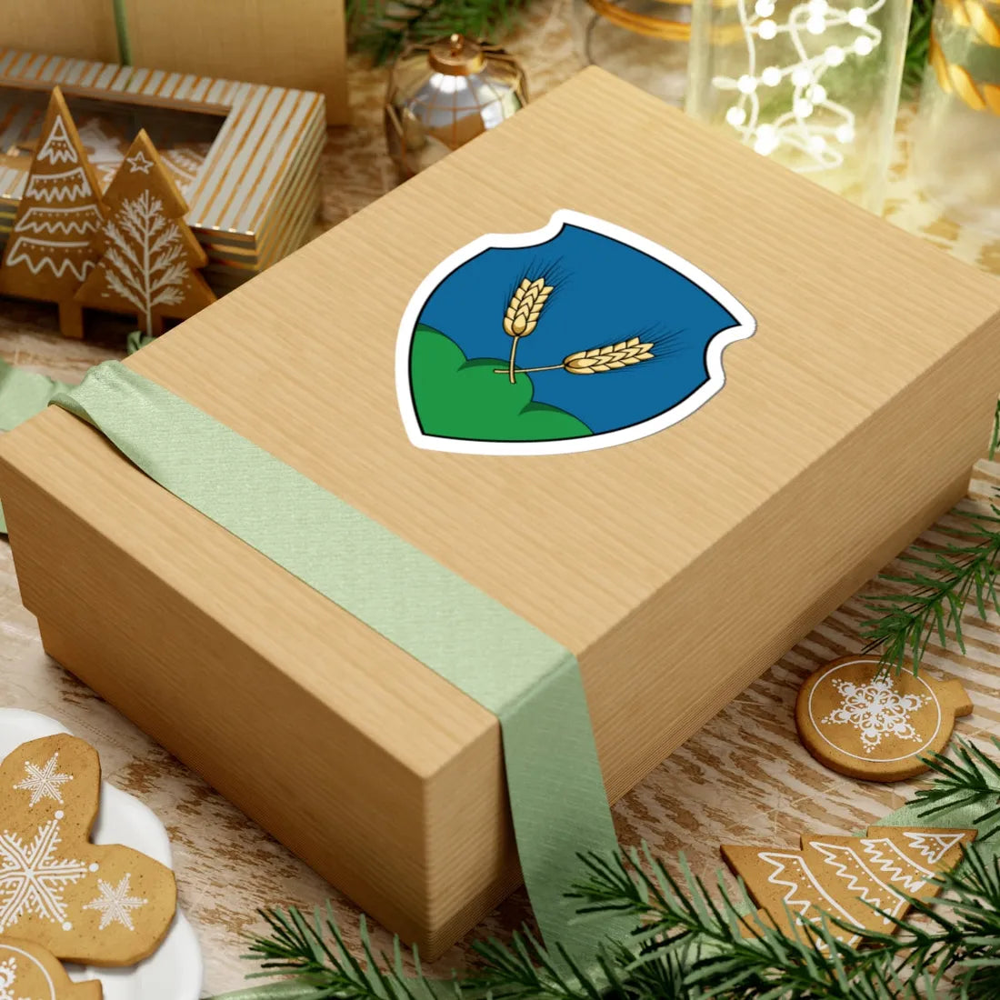 Coa Hungary Town Kisherend (Hungary) (Coat of Arms) STICKER Vinyl Kiss-Cut Decal - The Sticker Space