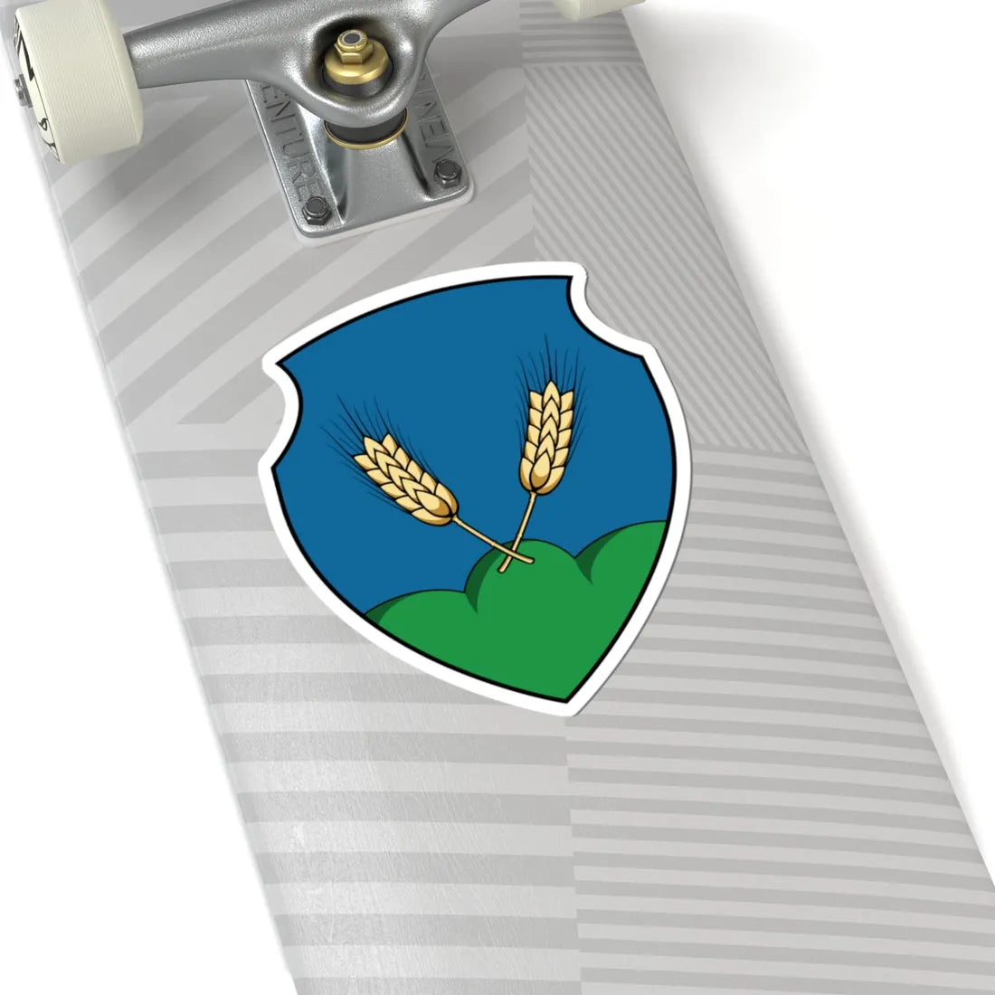 Coa Hungary Town Kisherend (Hungary) (Coat of Arms) STICKER Vinyl Kiss-Cut Decal - The Sticker Space