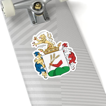 Coa Hungary Town Kisújszállás big (Hungary) (Coat of Arms) STICKER Vinyl Kiss-Cut Decal - The Sticker Space