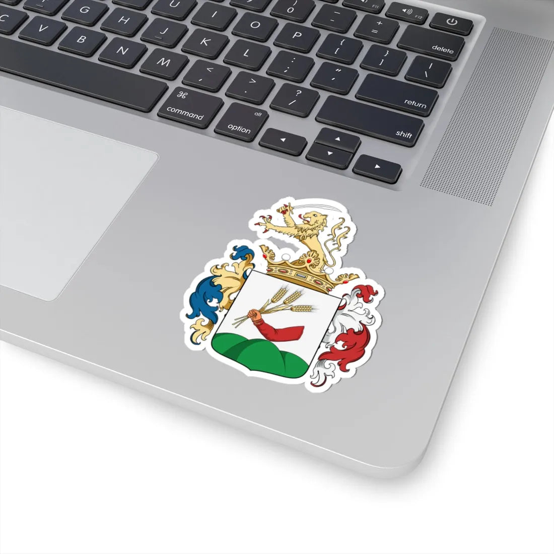 Coa Hungary Town Kisújszállás big (Hungary) (Coat of Arms) STICKER Vinyl Kiss-Cut Decal - The Sticker Space