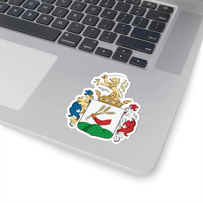 Coa Hungary Town Kisújszállás big (Hungary) (Coat of Arms) STICKER Vinyl Kiss-Cut Decal - The Sticker Space