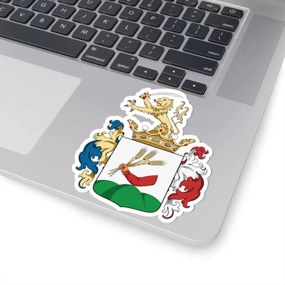 Coa Hungary Town Kisújszállás big (Hungary) (Coat of Arms) STICKER Vinyl Kiss-Cut Decal - The Sticker Space