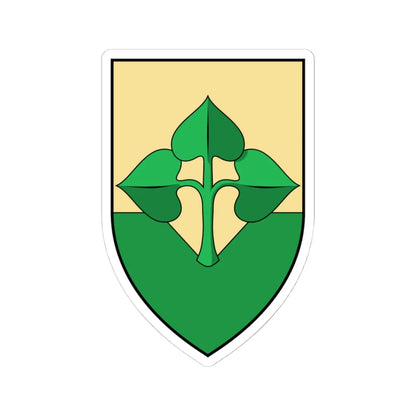 Coa Hungary Town Kistelek (Hungary) (Coat of Arms) STICKER Vinyl Kiss-Cut Decal 4 Inch White - The Sticker Space