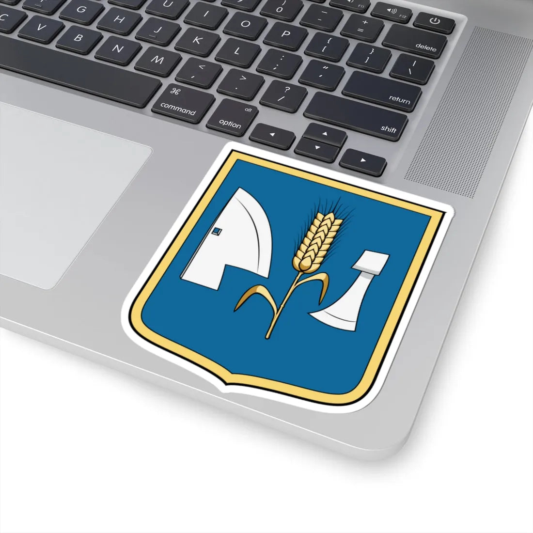 Coa Hungary Town Konyár (Hungary) (Coat of Arms) STICKER Vinyl Kiss-Cut Decal - The Sticker Space