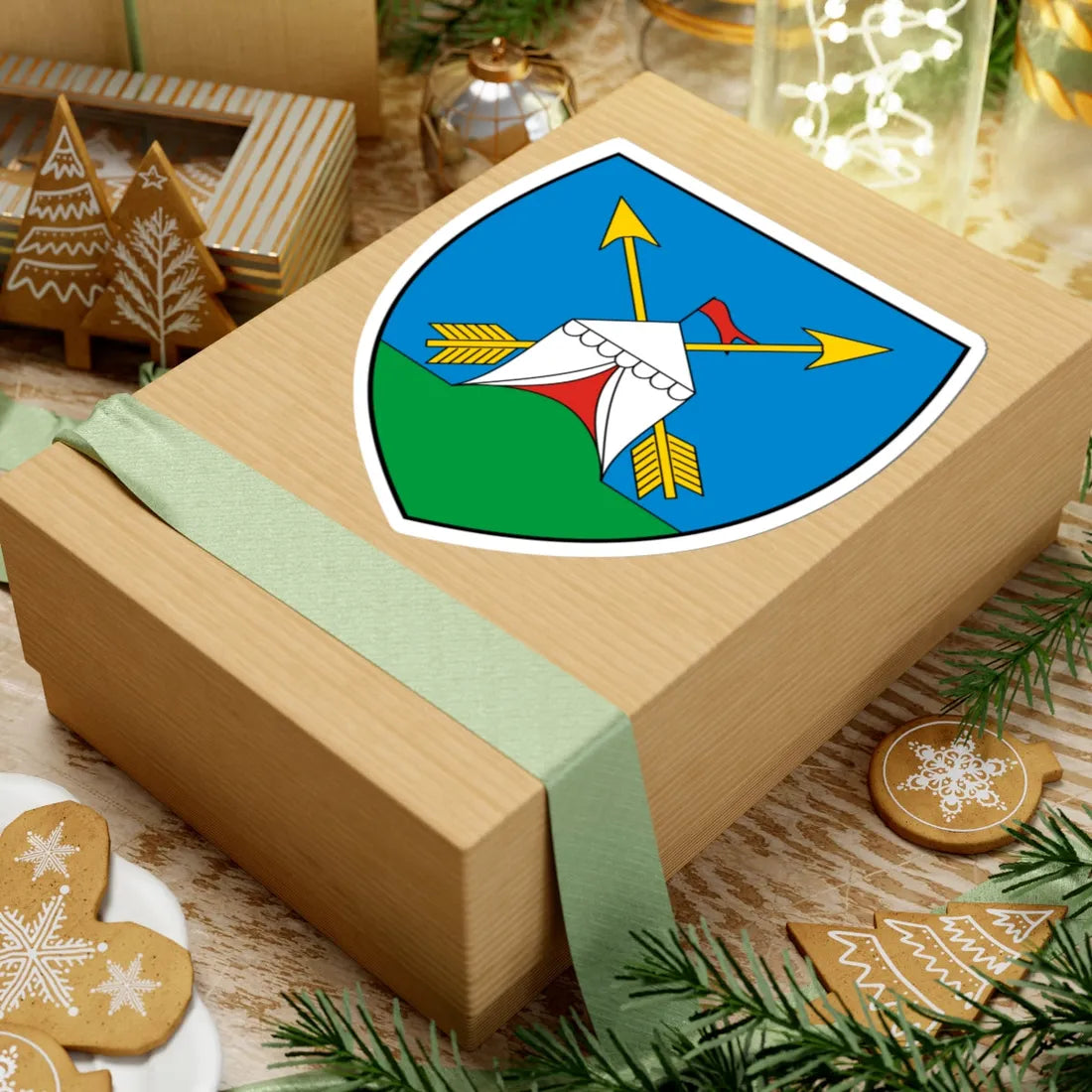 Coa Hungary Town Kőröstetétlen (Hungary) (Coat of Arms) STICKER Vinyl Kiss-Cut Decal - The Sticker Space