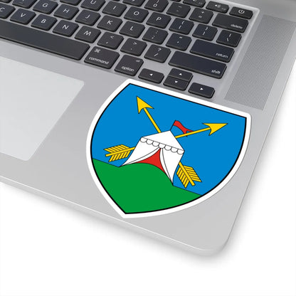 Coa Hungary Town Kőröstetétlen (Hungary) (Coat of Arms) STICKER Vinyl Kiss-Cut Decal - The Sticker Space