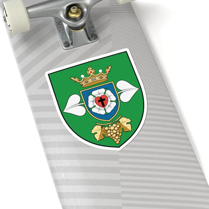Coa Hungary Town Kötcse (Hungary) (Coat of Arms) STICKER Vinyl Kiss-Cut Decal - The Sticker Space