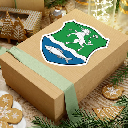 Coa Hungary Town Ludányhalászi (Hungary) (Coat of Arms) STICKER Vinyl Kiss-Cut Decal - The Sticker Space