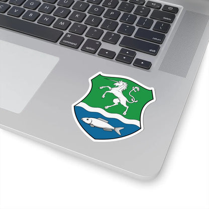 Coa Hungary Town Ludányhalászi (Hungary) (Coat of Arms) STICKER Vinyl Kiss-Cut Decal - The Sticker Space