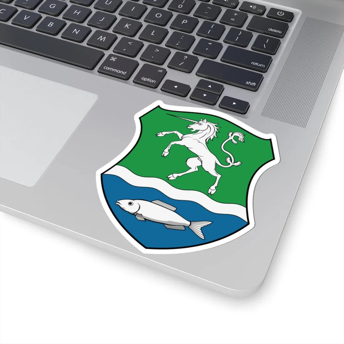 Coa Hungary Town Ludányhalászi (Hungary) (Coat of Arms) STICKER Vinyl Kiss-Cut Decal - The Sticker Space