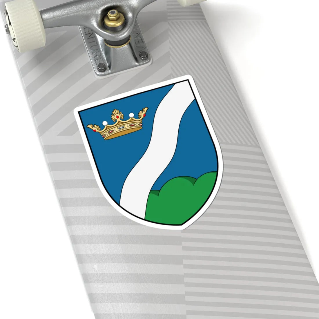 Coa Hungary Town Magyarszerdahely (Hungary) (Coat of Arms) STICKER Vinyl Kiss-Cut Decal - The Sticker Space