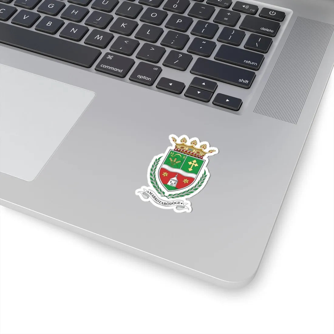 Coa Hungary Town Markotabödöge (Hungary) (Coat of Arms) STICKER Vinyl Kiss-Cut Decal - The Sticker Space