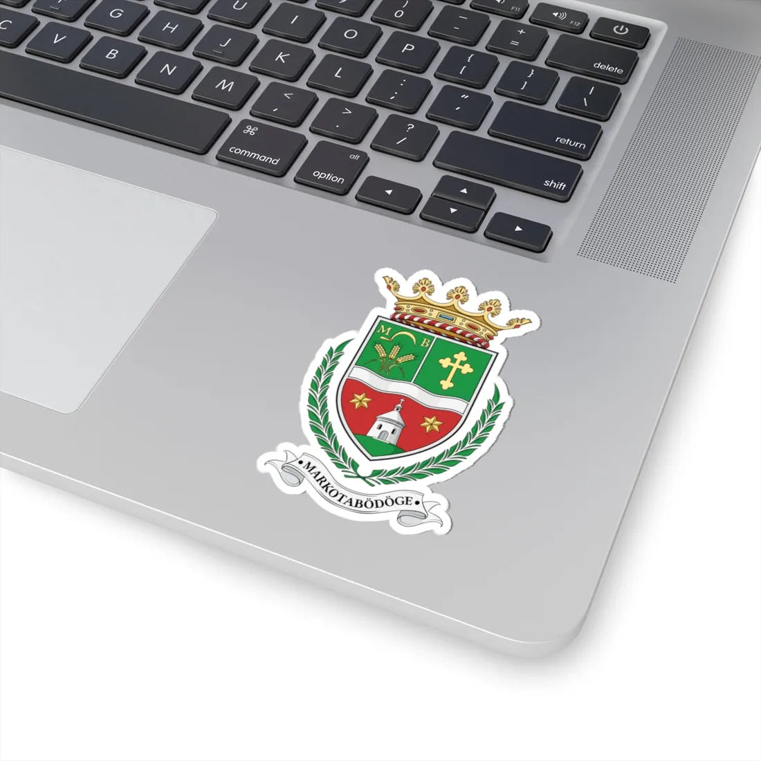 Coa Hungary Town Markotabödöge (Hungary) (Coat of Arms) STICKER Vinyl Kiss-Cut Decal - The Sticker Space