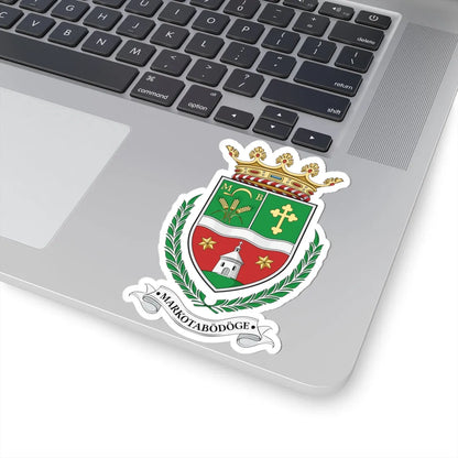 Coa Hungary Town Markotabödöge (Hungary) (Coat of Arms) STICKER Vinyl Kiss-Cut Decal - The Sticker Space