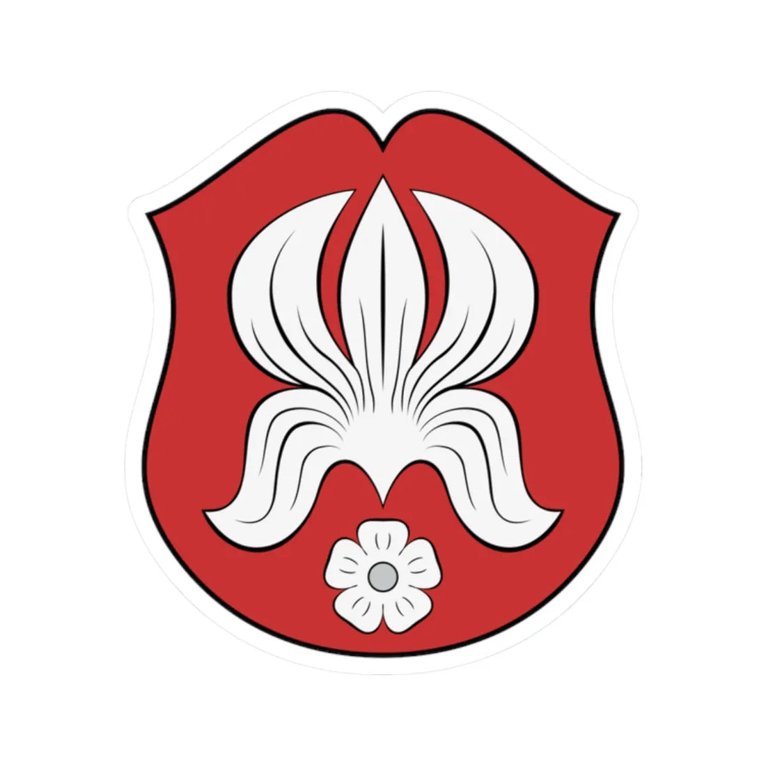 Coa Hungary Town Mezőtúr (Hungary) (Coat of Arms) STICKER Vinyl Kiss-Cut Decal 2 Inch White - The Sticker Space