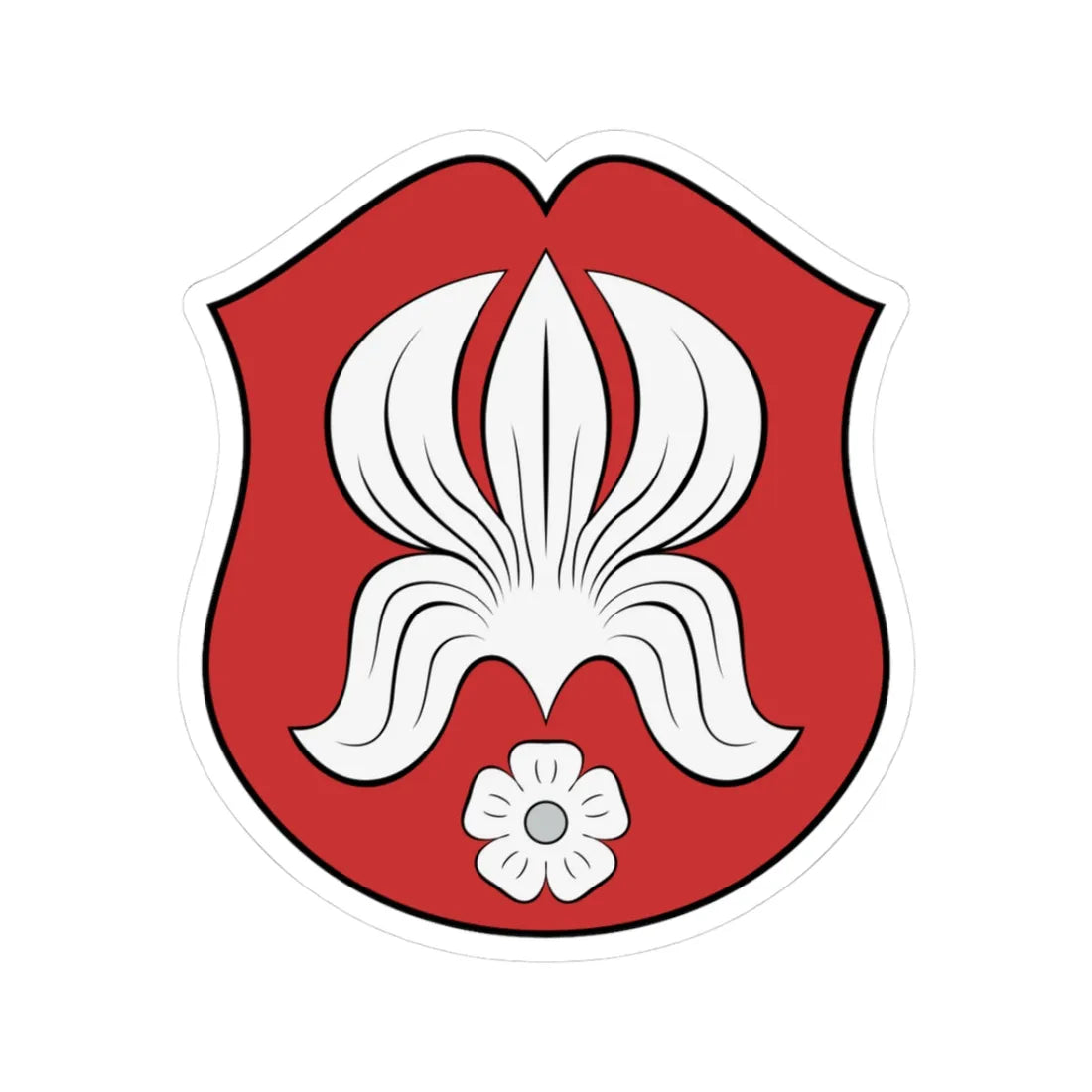 Coa Hungary Town Mezőtúr (Hungary) (Coat of Arms) STICKER Vinyl Kiss-Cut Decal 3 Inch White - The Sticker Space