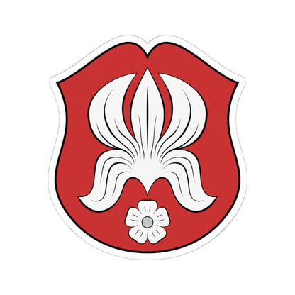 Coa Hungary Town Mezőtúr (Hungary) (Coat of Arms) STICKER Vinyl Kiss-Cut Decal 6 Inch White - The Sticker Space