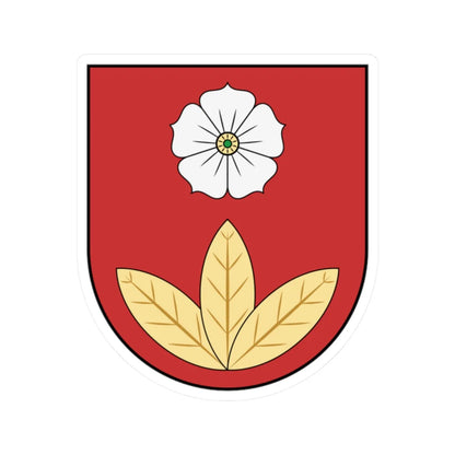 Coa Hungary Town Mike (Hungary) (Coat of Arms) STICKER Vinyl Kiss-Cut Decal 2 Inch White - The Sticker Space