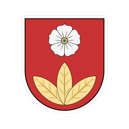 Coa Hungary Town Mike (Hungary) (Coat of Arms) STICKER Vinyl Kiss-Cut Decal 3 Inch White - The Sticker Space