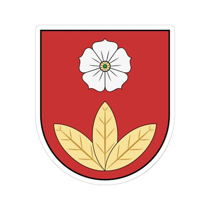 Coa Hungary Town Mike (Hungary) (Coat of Arms) STICKER Vinyl Kiss-Cut Decal 6 Inch White - The Sticker Space