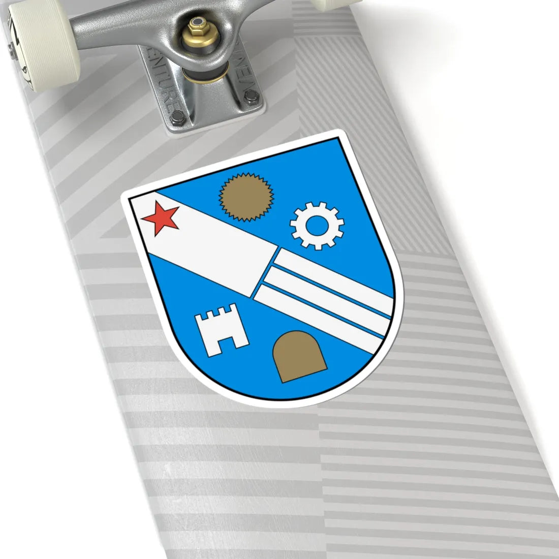 Coa Hungary Town Mosonmagyaróvár History (Hungary) (Coat of Arms) STICKER Vinyl Kiss-Cut Decal - The Sticker Space