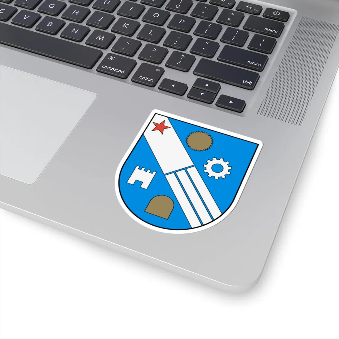 Coa Hungary Town Mosonmagyaróvár History (Hungary) (Coat of Arms) STICKER Vinyl Kiss-Cut Decal - The Sticker Space