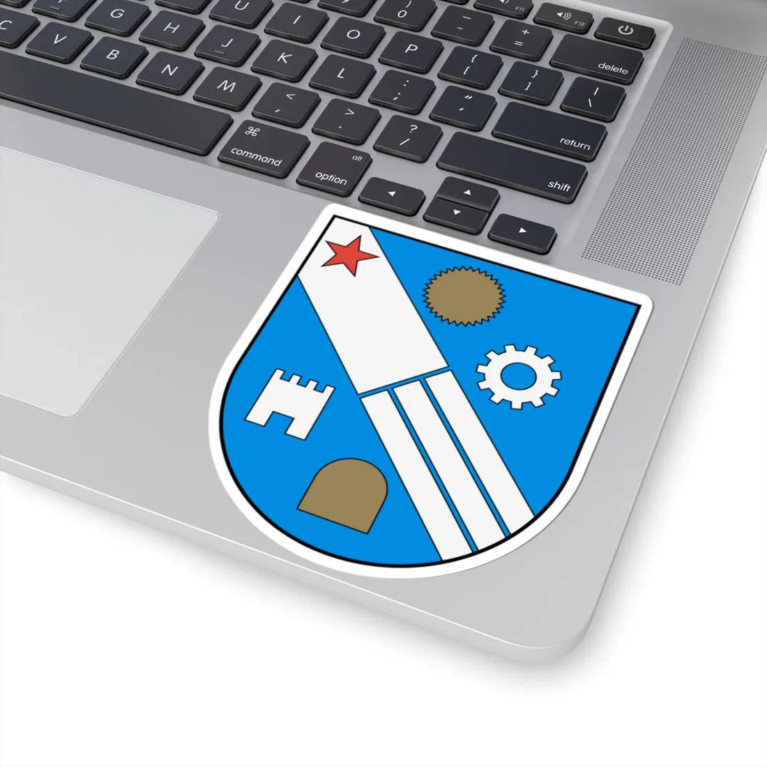 Coa Hungary Town Mosonmagyaróvár History (Hungary) (Coat of Arms) STICKER Vinyl Kiss-Cut Decal - The Sticker Space