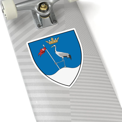 Coa Hungary Town Nagyberki (Hungary) (Coat of Arms) STICKER Vinyl Kiss-Cut Decal - The Sticker Space