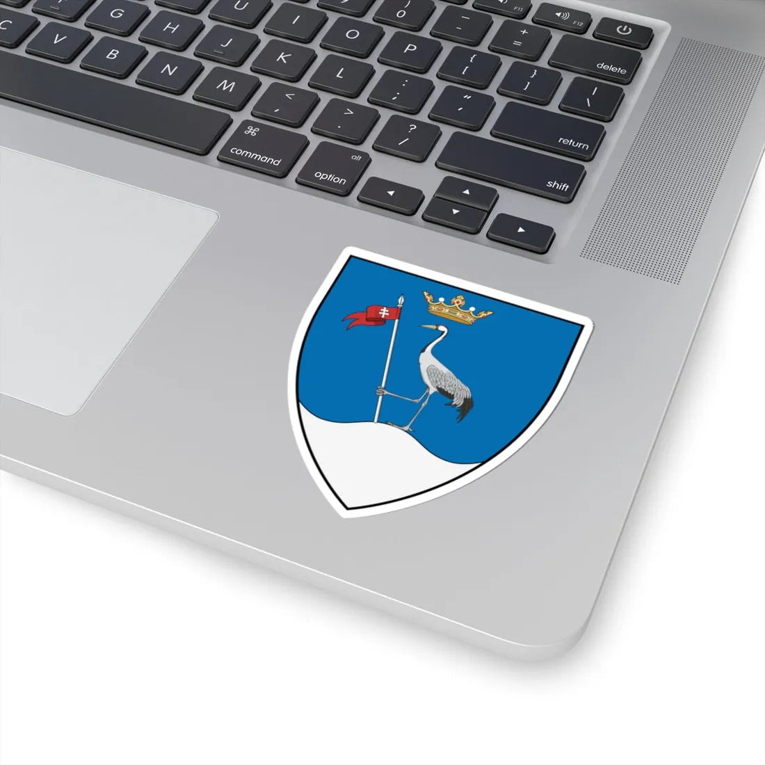 Coa Hungary Town Nagyberki (Hungary) (Coat of Arms) STICKER Vinyl Kiss-Cut Decal - The Sticker Space