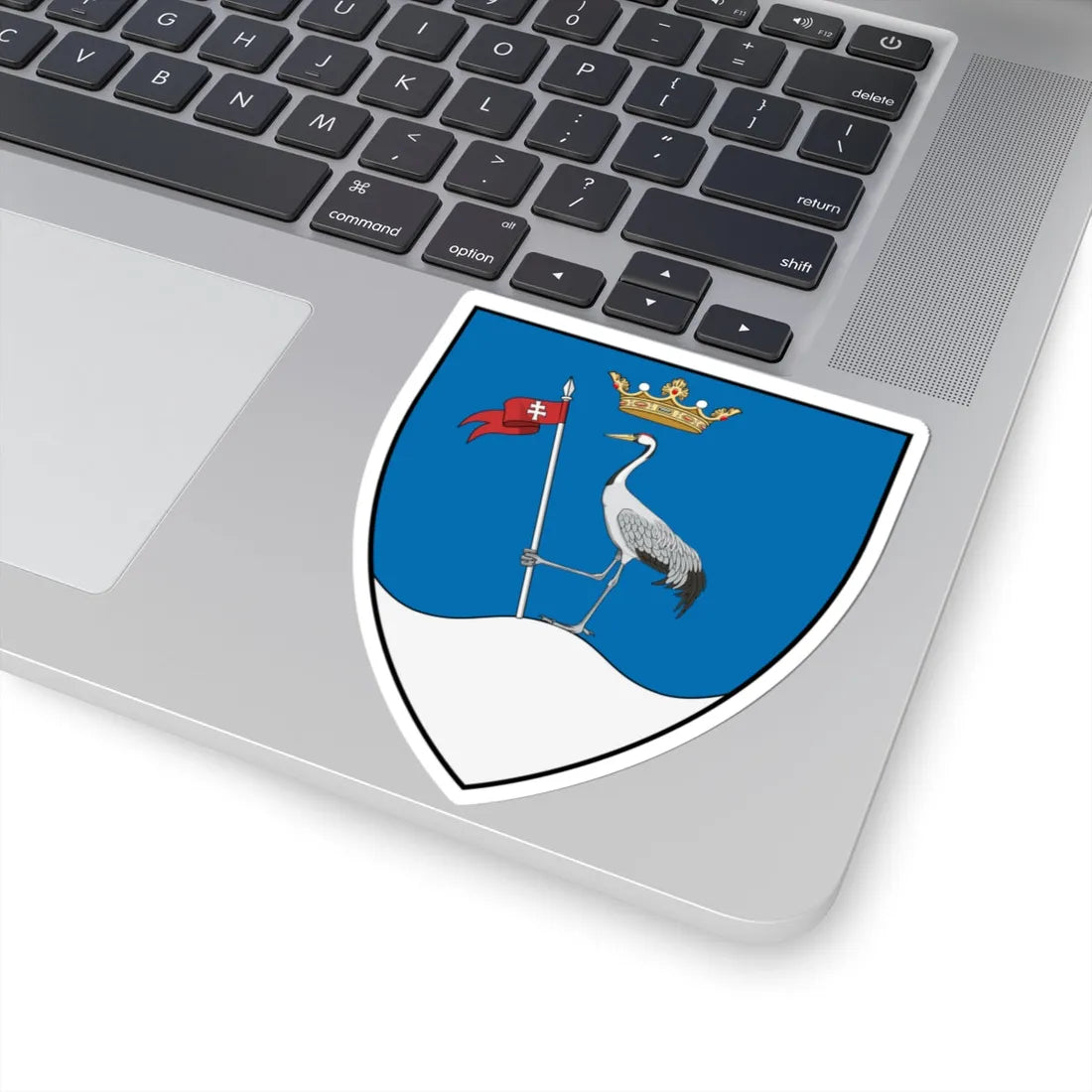 Coa Hungary Town Nagyberki (Hungary) (Coat of Arms) STICKER Vinyl Kiss-Cut Decal - The Sticker Space