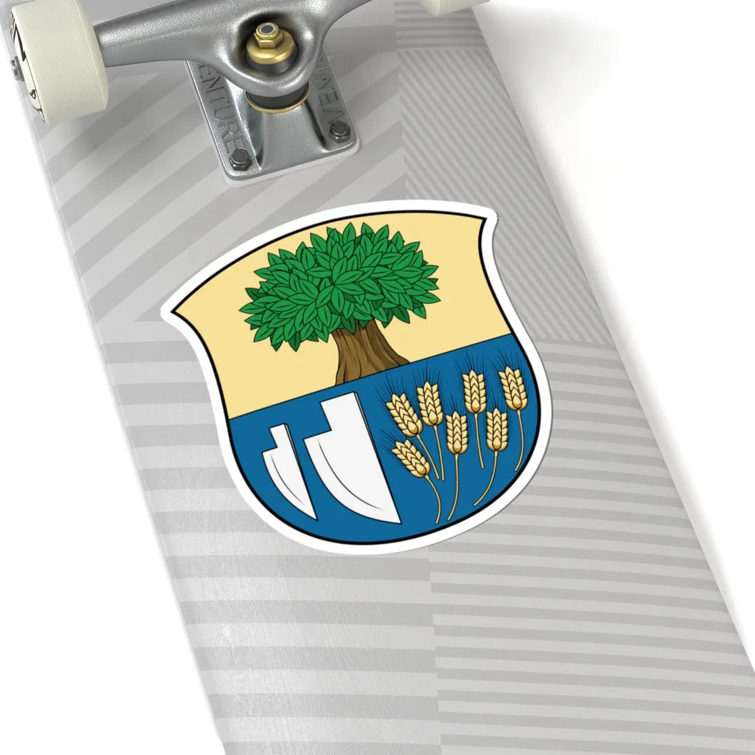 Coa Hungary Town Nagygéc (Hungary) (Coat of Arms) STICKER Vinyl Kiss-Cut Decal - The Sticker Space
