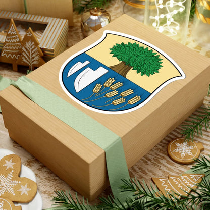 Coa Hungary Town Nagygéc (Hungary) (Coat of Arms) STICKER Vinyl Kiss-Cut Decal - The Sticker Space