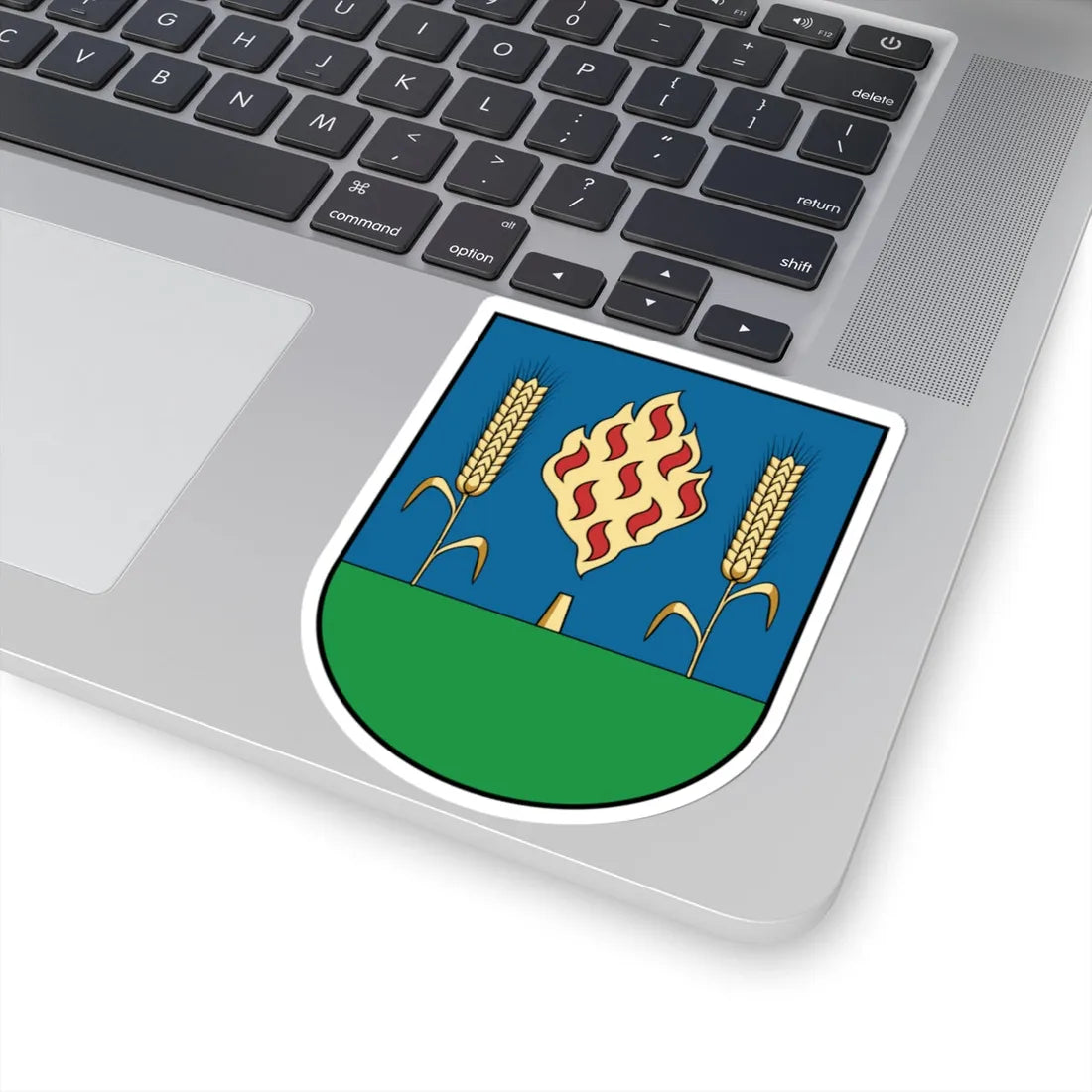 Coa Hungary Town Nagyhegyes (Hungary) (Coat of Arms) STICKER Vinyl Kiss-Cut Decal - The Sticker Space