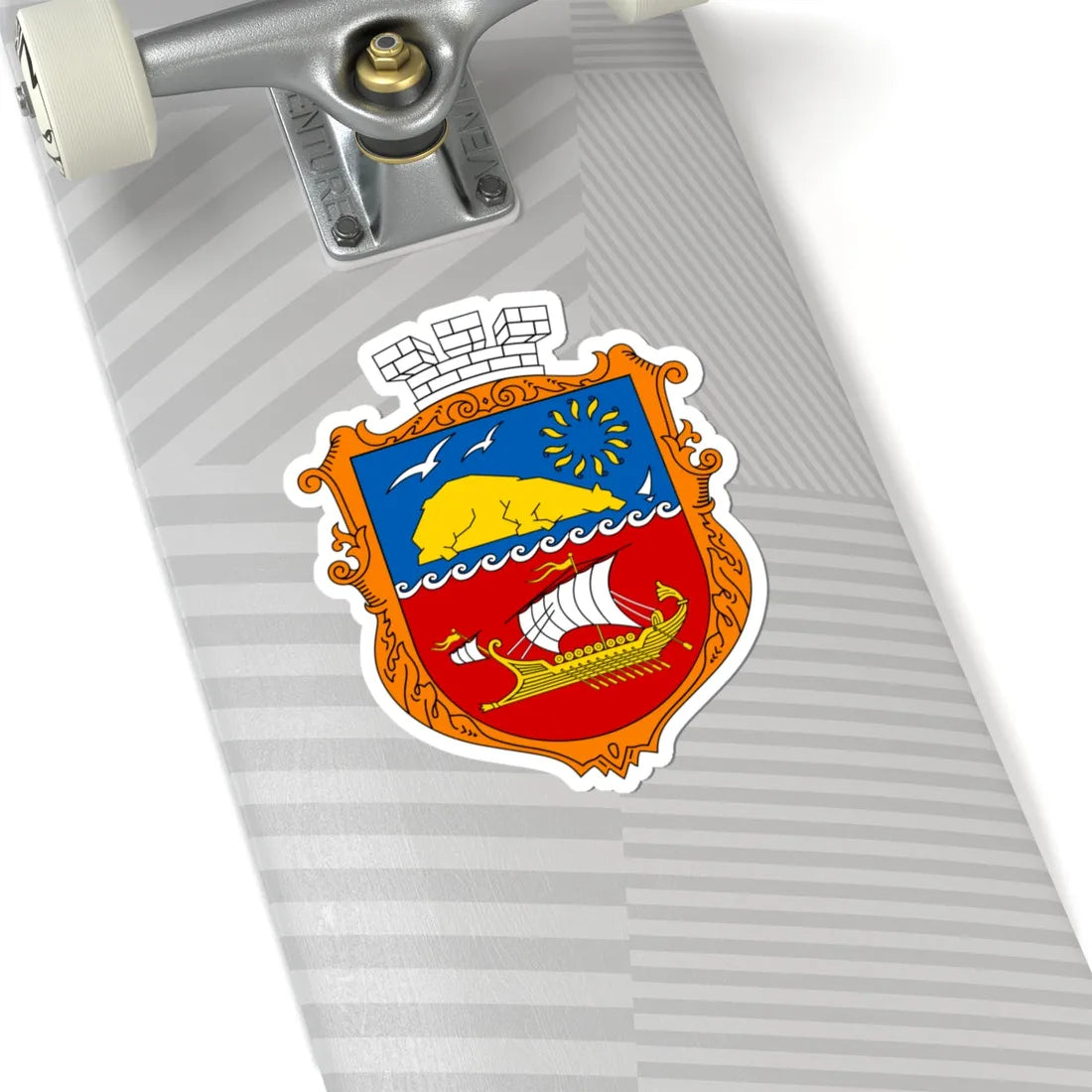 COA Hursuf Krym UHT (Russia) (Coat of Arms) STICKER Vinyl Kiss-Cut Decal - The Sticker Space