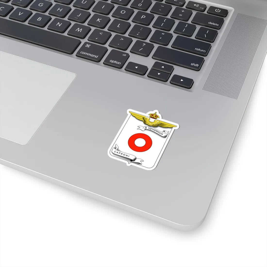 CoA II Squadriglia Caproni (Italy) (Coat of Arms) STICKER Vinyl Kiss-Cut Decal - The Sticker Space