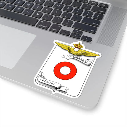 CoA II Squadriglia Caproni (Italy) (Coat of Arms) STICKER Vinyl Kiss-Cut Decal - The Sticker Space