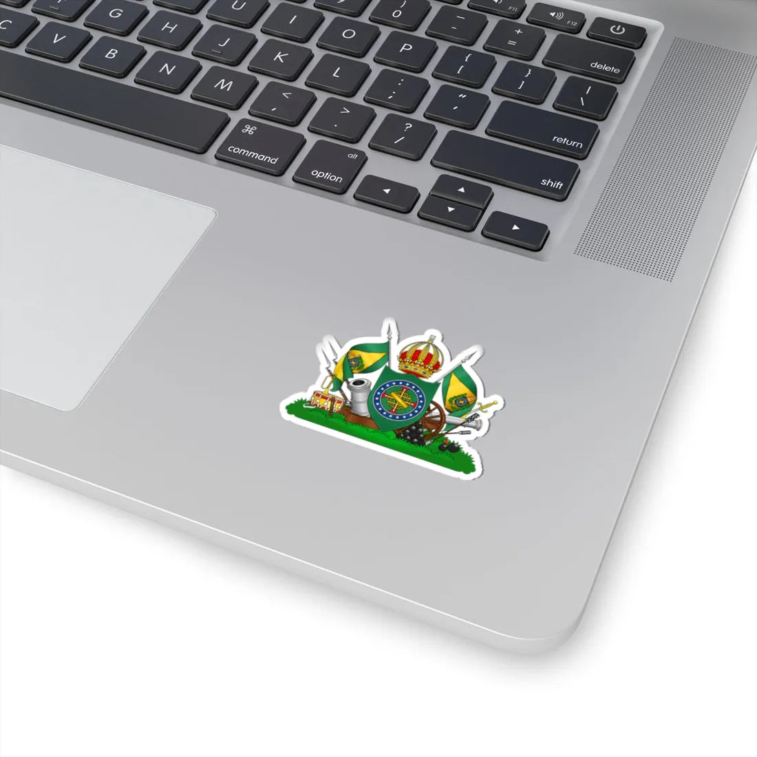 CoA Imperial Brazilian Army 1860 (Brazil) (Coat of Arms) STICKER Vinyl Kiss-Cut Decal - The Sticker Space