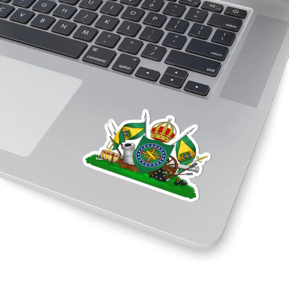 CoA Imperial Brazilian Army 1860 (Brazil) (Coat of Arms) STICKER Vinyl Kiss-Cut Decal - The Sticker Space