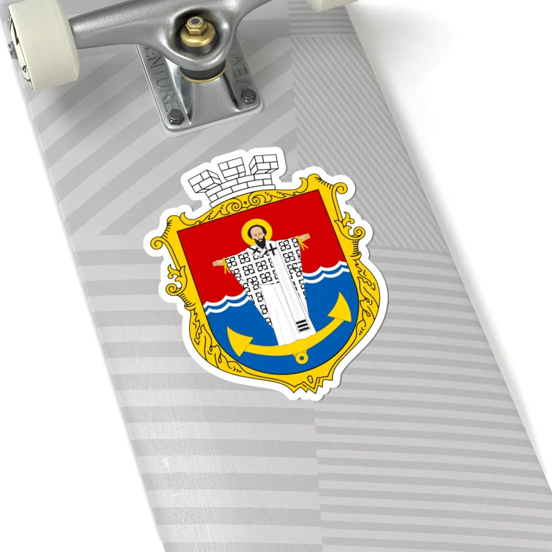 COA Inkerman Sevastopol UHT (Ukraine) (Coat of Arms) STICKER Vinyl Kiss-Cut Decal - The Sticker Space