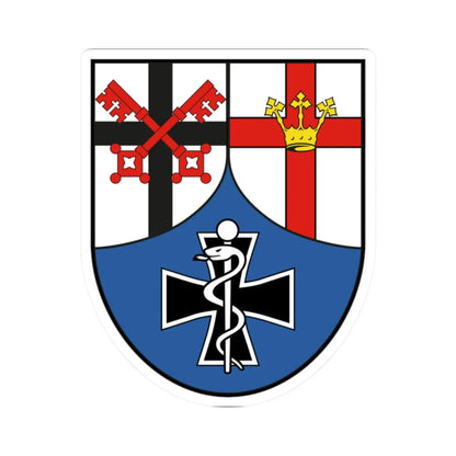 COA InstPrävMed (Germany) (Coat of Arms) STICKER Vinyl Kiss-Cut Decal 2 Inch White - The Sticker Space