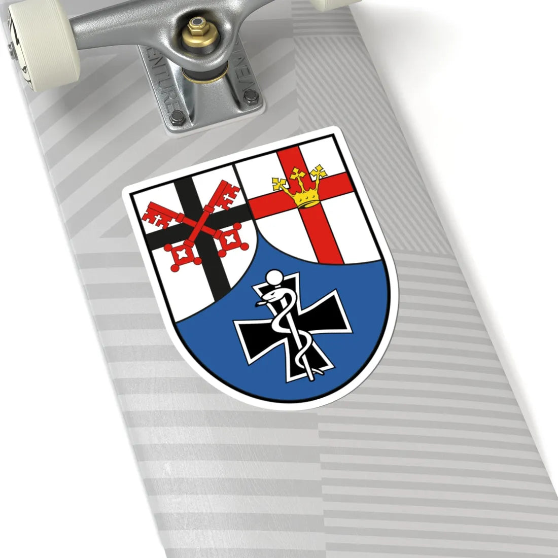 COA InstPrävMed (Germany) (Coat of Arms) STICKER Vinyl Kiss-Cut Decal - The Sticker Space