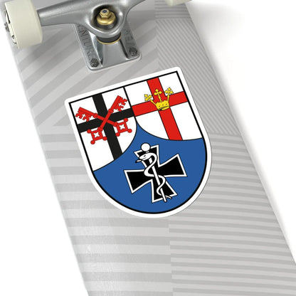 COA InstPrävMed (Germany) (Coat of Arms) STICKER Vinyl Kiss-Cut Decal - The Sticker Space