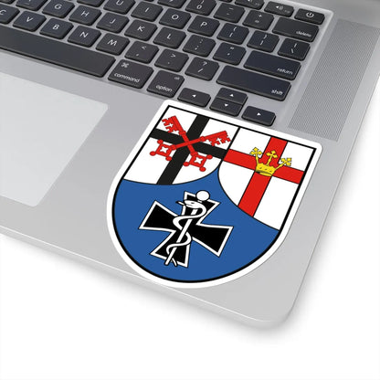 COA InstPrävMed (Germany) (Coat of Arms) STICKER Vinyl Kiss-Cut Decal - The Sticker Space