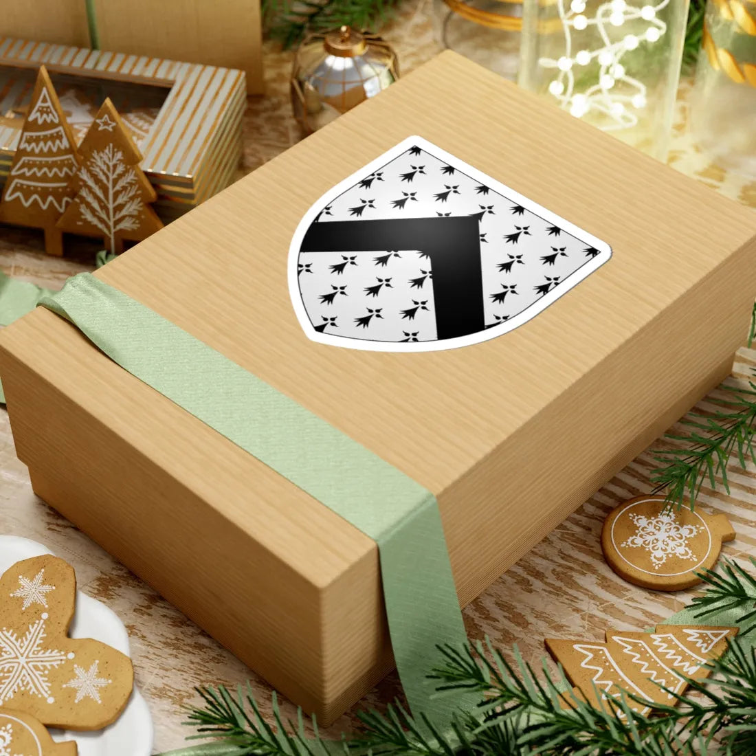 Coa irl ffrench (Ireland) (Coat of Arms) STICKER Vinyl Kiss-Cut Decal - The Sticker Space