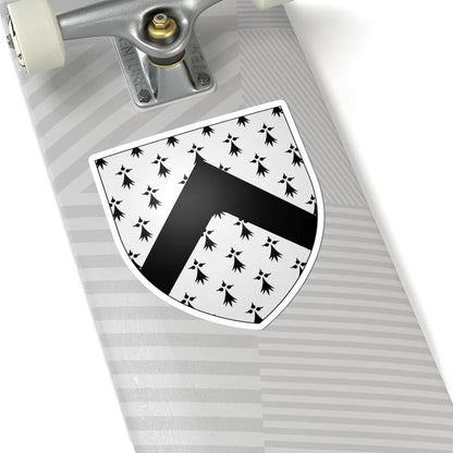 Coa irl ffrench (Ireland) (Coat of Arms) STICKER Vinyl Kiss-Cut Decal - The Sticker Space