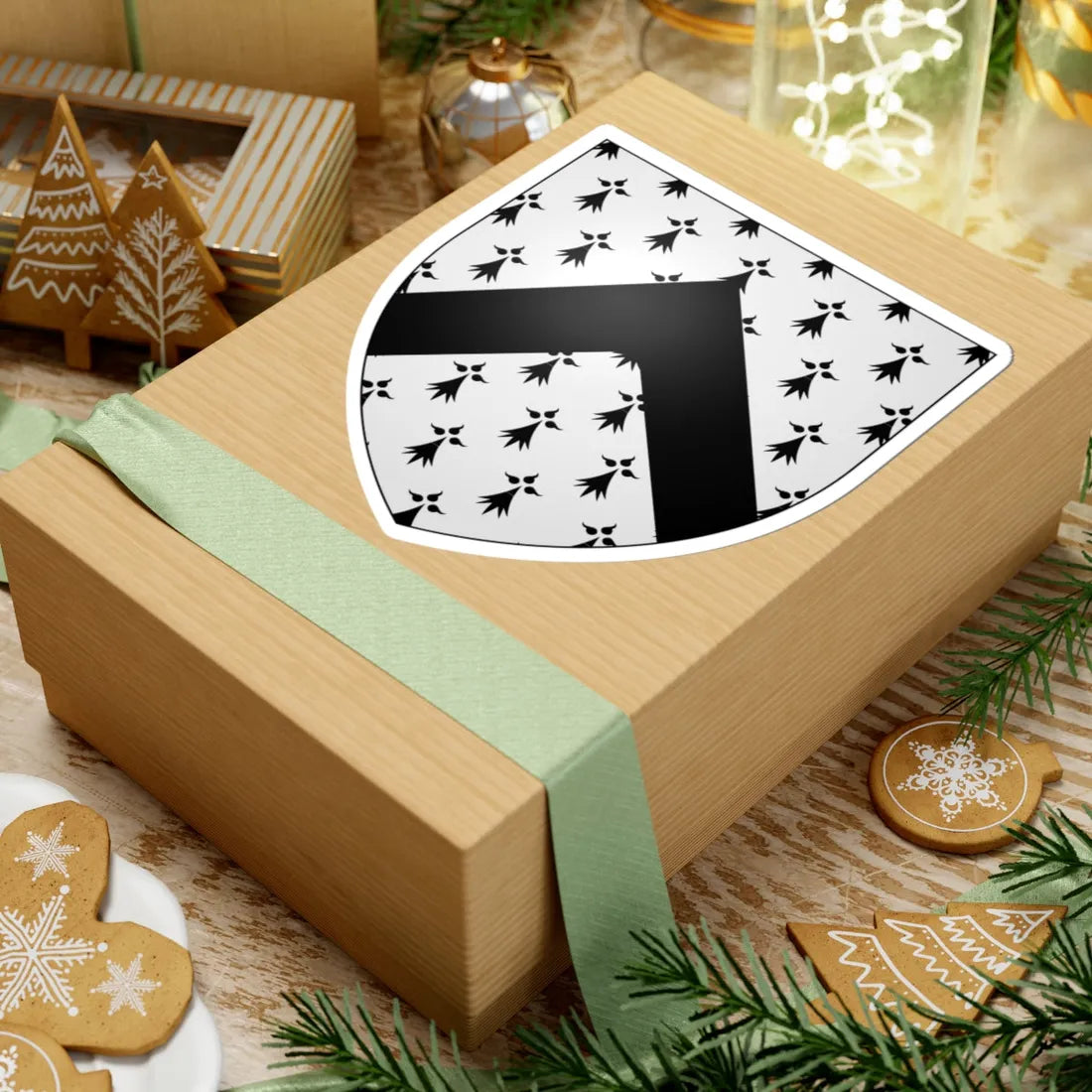 Coa irl ffrench (Ireland) (Coat of Arms) STICKER Vinyl Kiss-Cut Decal - The Sticker Space