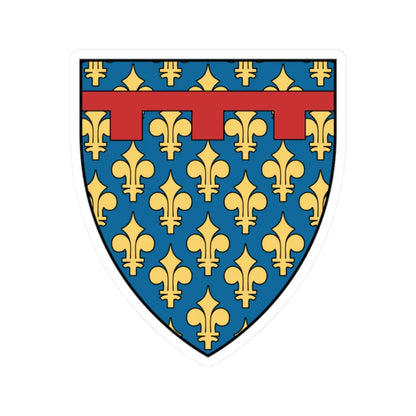 Coa Italy Country History Charles I of Naples 1246 (Italy) (Coat of Arms) STICKER Vinyl Kiss-Cut Decal 2 Inch White - The Sticker Space