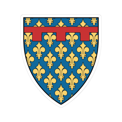 Coa Italy Country History Charles I of Naples 1246 (Italy) (Coat of Arms) STICKER Vinyl Kiss-Cut Decal 3 Inch White - The Sticker Space